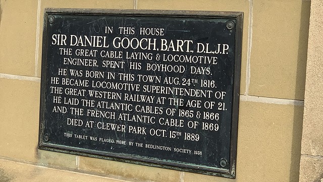 Sir Daniel Gooch sign